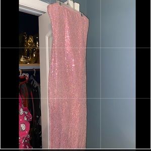 Pink Sparkle Bodycon Dress